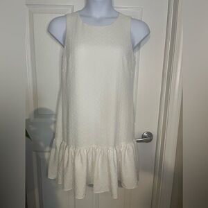 Tommy Hilfiger White Sleeveless Mini Dress